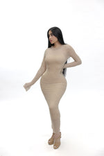 Morticia dress (nude)